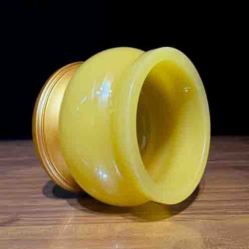 Bát Hương Ngọc Bọc Đồng Màu Thạch Anh DT206