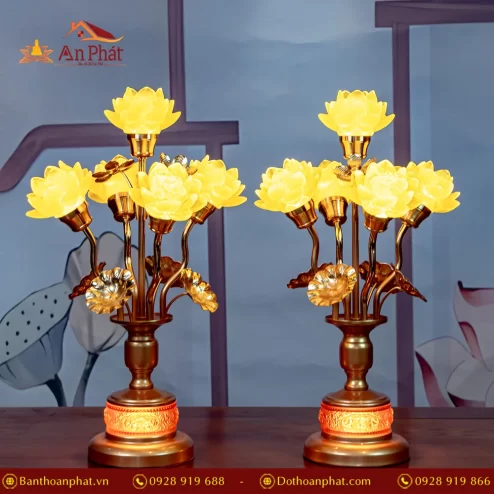 Đèn thờ cúng bằng điện đẹp