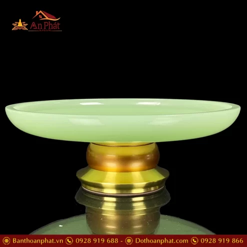 mam bong da luu ly xanh ngoc hoa sen chu phat dt28800004