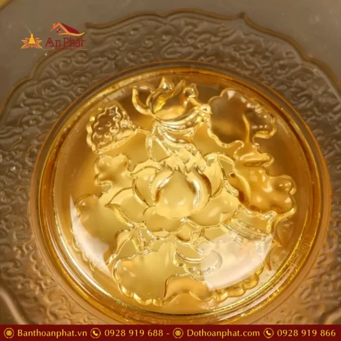 mam bong luu ly hoa sen 3d cao cap dt33000001
