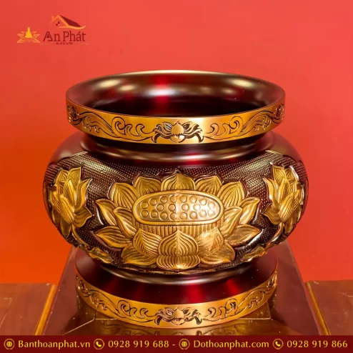 bat huong dong nau cham noi hoa sen cao cap dt41900002