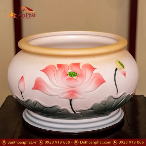 bat huong gom hoa sen do noi nhap khau dt461