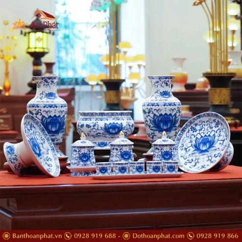 bo do tho than tai su trang sen xanh cao cap bdt06200002