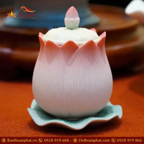 chen nuoc tho gom hoa sen do nhap khau dt46200004