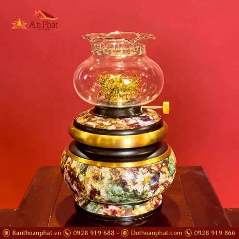 den dau tho dong hoa van sac mau cao20cm dt42700002