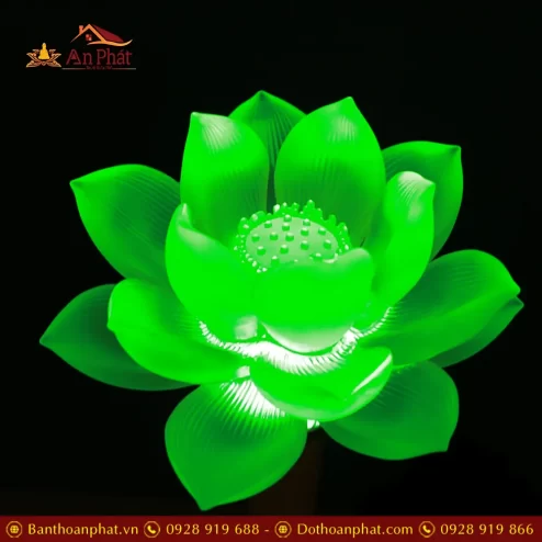 den tho luu ly hoa sen chan dong vang cao 55cm dtd137800004