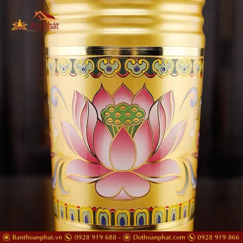 ong huong hop kim gam hoa sen vang cao cap dt38700005