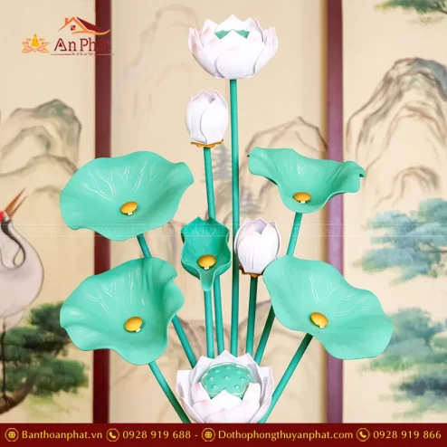 Hoa sen đồng Đài Loan cành xanh