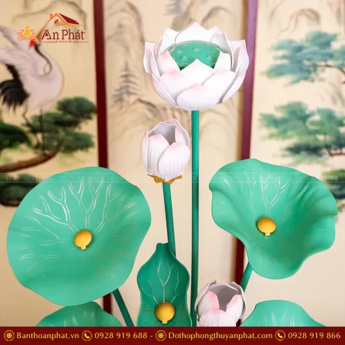 binh hoa sen dong binh vang canh xanh dtd1442 7