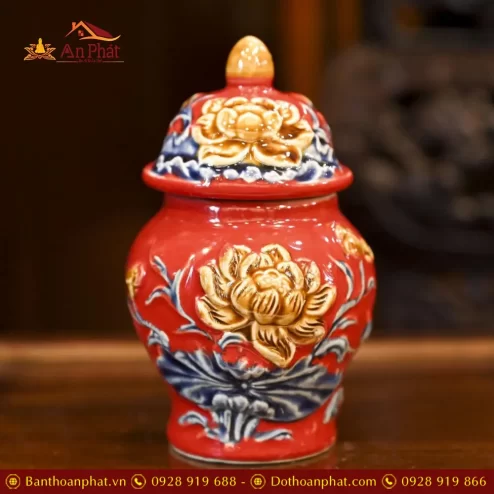 choe tho bat trang men do dap noi hoa sen dt75200005