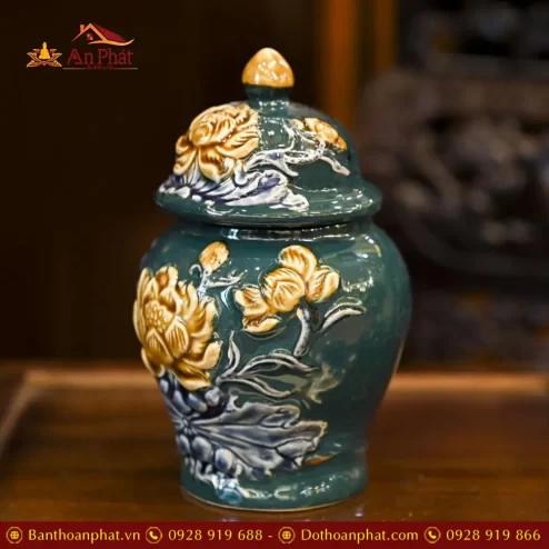 choe tho men mau xanh dap noi hoa sen bat trang dt75600002