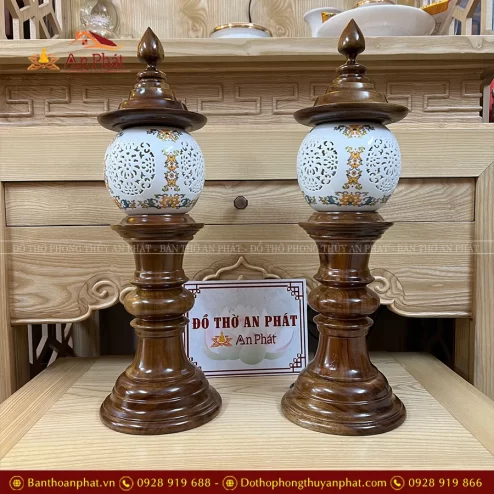Mẫu đèn thờ gỗ cao cấp