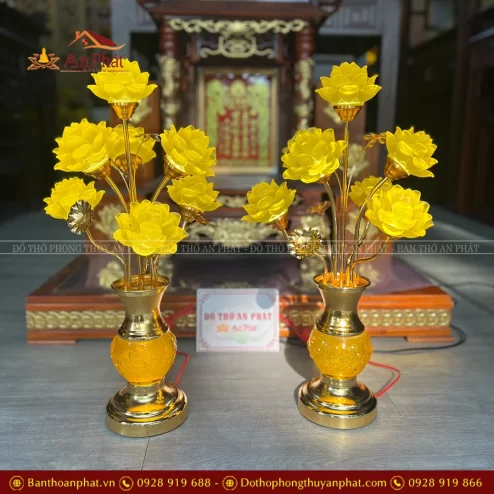 Mẫu đèn thờ cúng Đài Loan bằng điện đẹp nhất