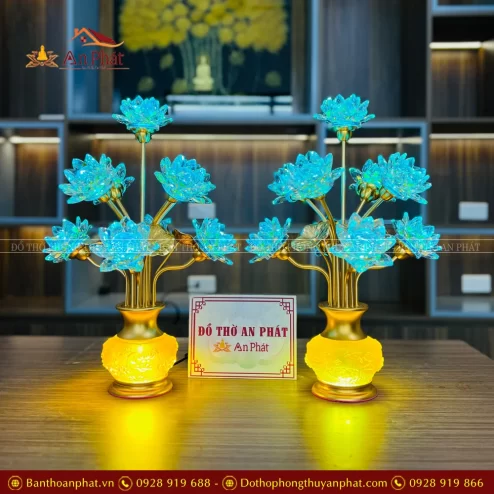 Đèn thờ lưu ly nhập khẩu Đài Loan