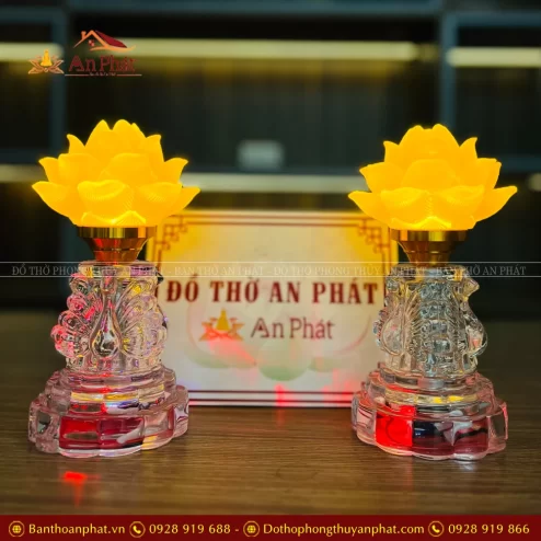 Mẫu đèn thờ cúng bằng điện nhập khẩu Đài Loan