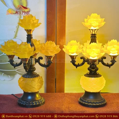 Mẫu đèn thờ cúng bằng điện nhập khẩu Đài Loan
