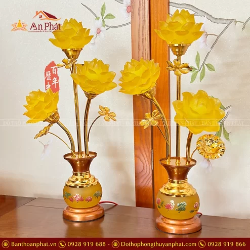 Đèn thờ cúng bằng điện cao cấp