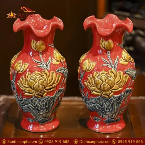 lo hoa men do dap noi hoa sen mieng luon dt71300005