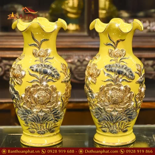 lo hoa mieng luon gom vang dap noi hoa sen ve vang dt71800005