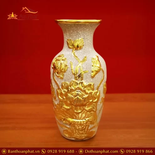 lo loc binh men ran dap noi hoa sen dat vang dt72900002