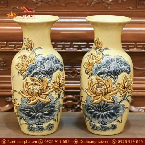 loc binh su bat trang men hoang tho dap noi hoa sen dt72600004