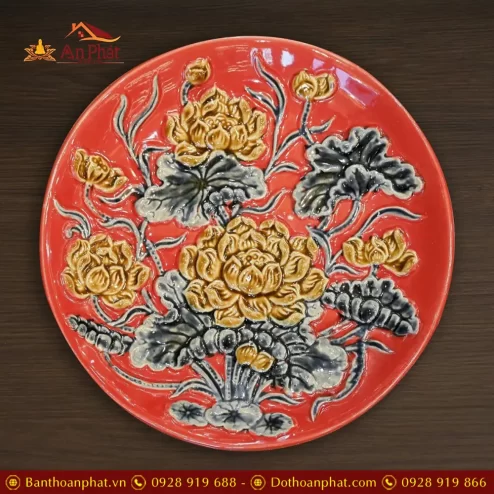 mam bong tho men do dap noi hoa sen gom bat trang dt70200003