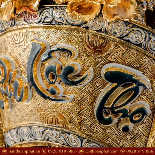 lo loc binh cao cap ve vang phuc loc tho dap noi men nau bat trang dt96300006