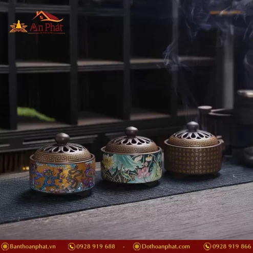 Lư Xông Trầm Hương Đỉnh cao cấp PK9505 An Phát