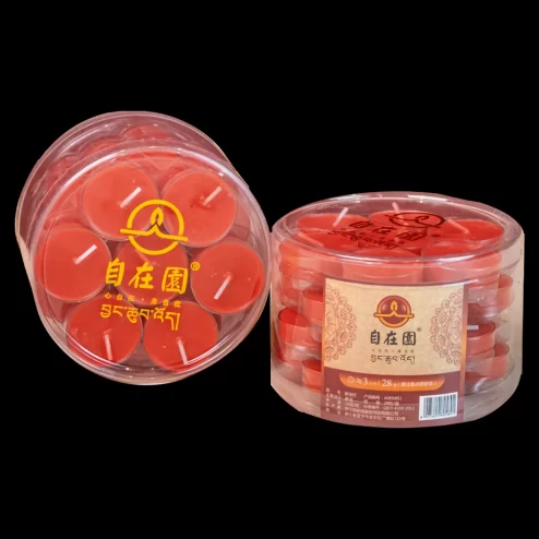 Nến Bơ Cốc Thờ 5 Giờ màu Đỏ DN9334 An Phát