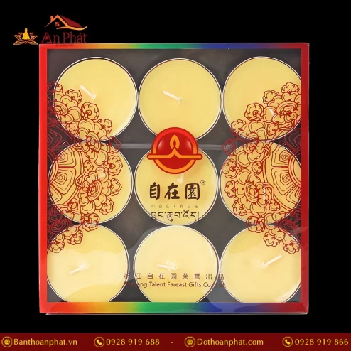 Nến Bơ Cúc Trong Suốt 12 Giờ DN9316 An Phát