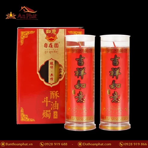 Nến Bơ Đậu Trư 5 Ngày (Đỏ) DN9368 An Phát