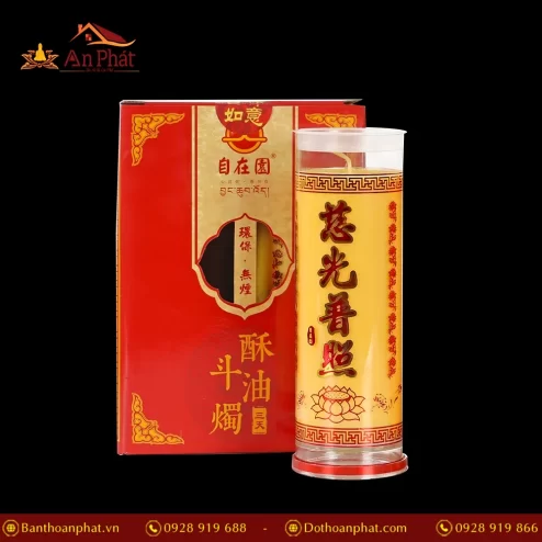 Nến Bơ Đậu Trư 7 Ngày (Vàng) DN9366 An Phát