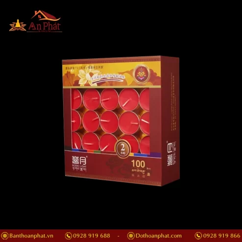 Nến Bơ Ghee Ngũ Cốc 2 Giờ màu đỏ DN9314 An Phát