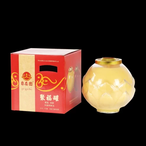 Nến Bơ Thờ Hoa Sen 3 Ngày màu Vàng DN9306 An Phát