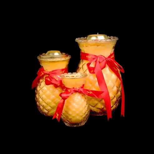 Nến Bơ Thơm Dứa 7 Ngày (Vàng) DN9363 An Phát