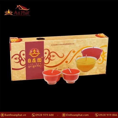 Nến Bơ Thơm Tách Trà (Đỏ) DN9356 An Phát