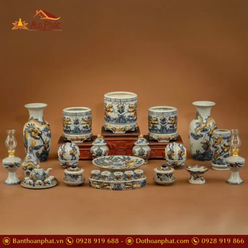 bo do tho gia tien 3 bat huong gom su bat trang men ran bdt17300001