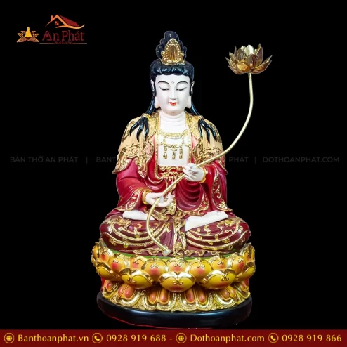 Tượng Đại thế Chí Bồ tát ngồi đẹp