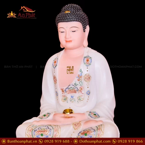 Tuong Bon su Thich ca Mau Ni Toa Dai Sen Trang Ve Gam T2321 5