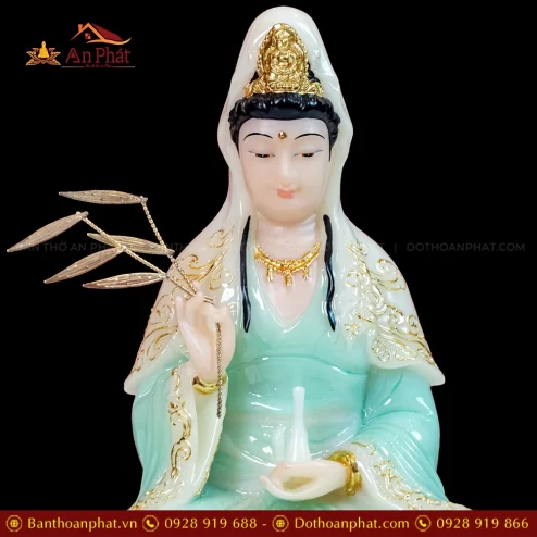 Tuong Quan Am Ngoi Da Dai Loan Mau Xanh T2374 5