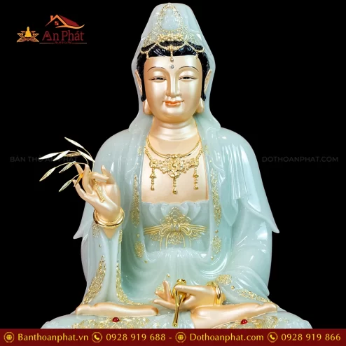 Tuong Quan Am Toa Dai Sen Hieu ung Dong Xanh la T2377 5
