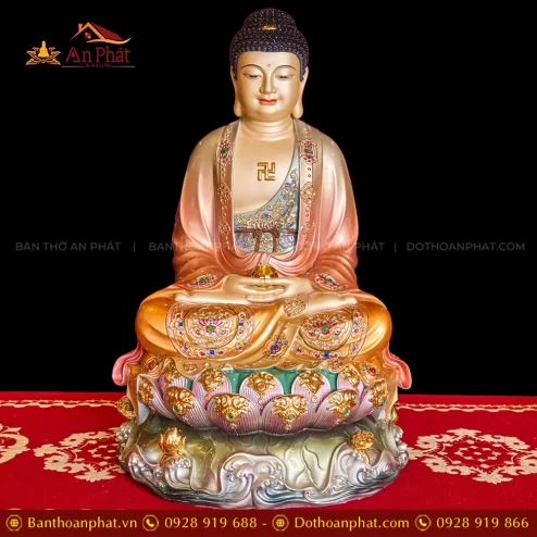 Tượng Phật A Di Đà ngồi đẹp