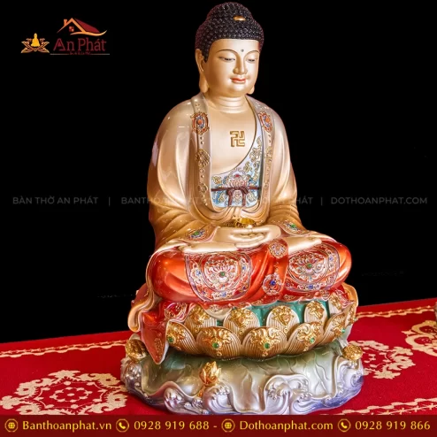 Tượng Phật A Di Đà bằng Đá