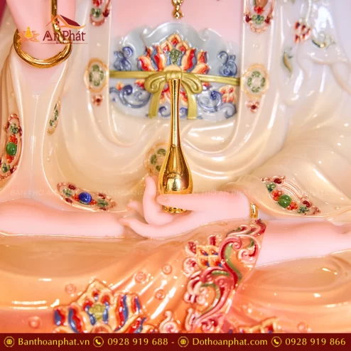 Tuong Ta Ba Tam Thanh Toa Dai Sen Da Cam Loang Dat Vang Co La De T2314 11