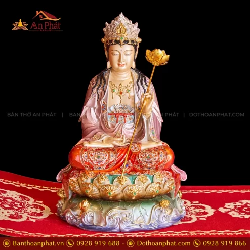 Tượng Đại Thế Chí Bồ Tát bằng đá đẹp