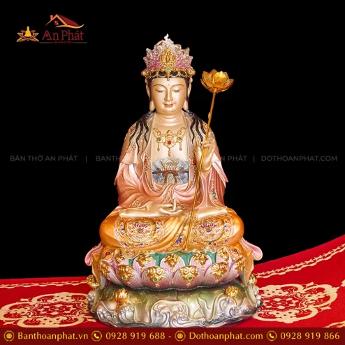 Tượng Đại Thế Chí Bồ Tát bằng đá đẹp