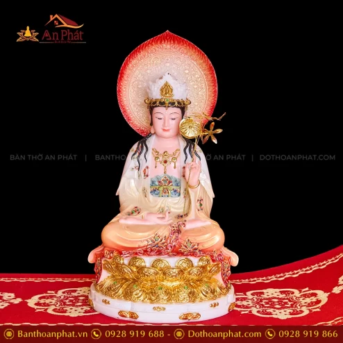 Tượng Đại Thế Chí Bồ Tát bằng đá đẹp