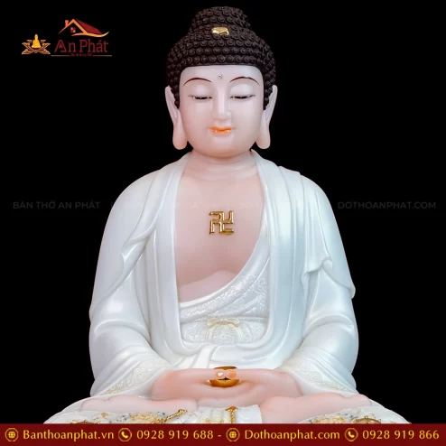 Tuong Tay Phuong Tam Thanh Toa Dai Sen Da Thach Anh Trang Vien Vang T2317 6