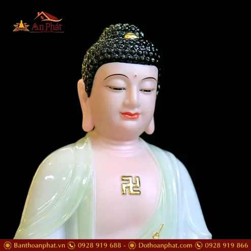 bo tuong phat ta ba tam thanh bot da xanh cao cap t234100014