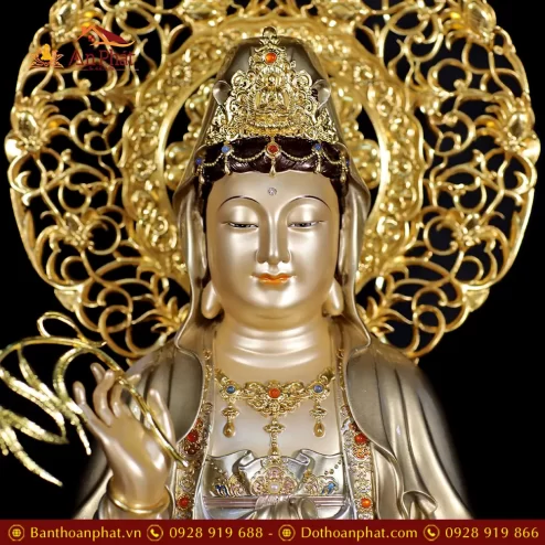 bo tuong phat ta ba tam thanh man bao bang dong vien vang cao cap t233900003